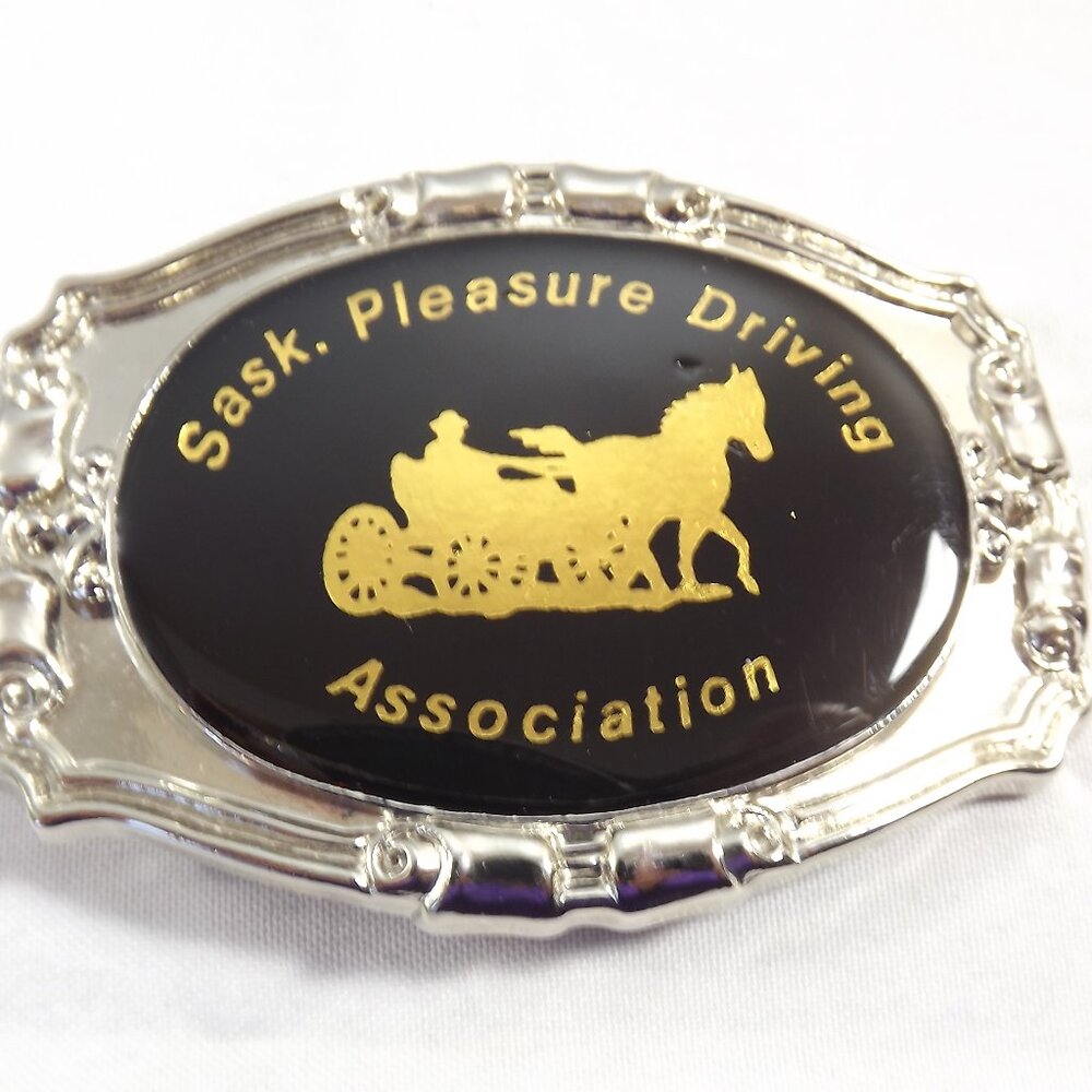 Sask. Pleasure Driving Association Belt Buckle